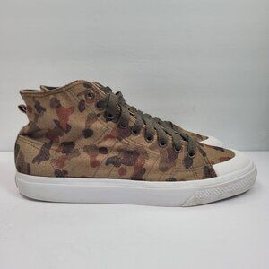 Adidas Nizza High Classic 78 Men's Brown Camo Sneakers G95800 US Size 10.5